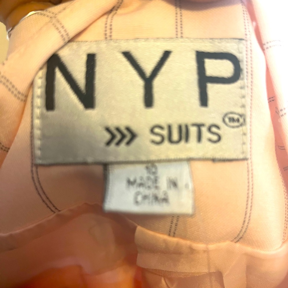 Lite Pink pin stripped suit